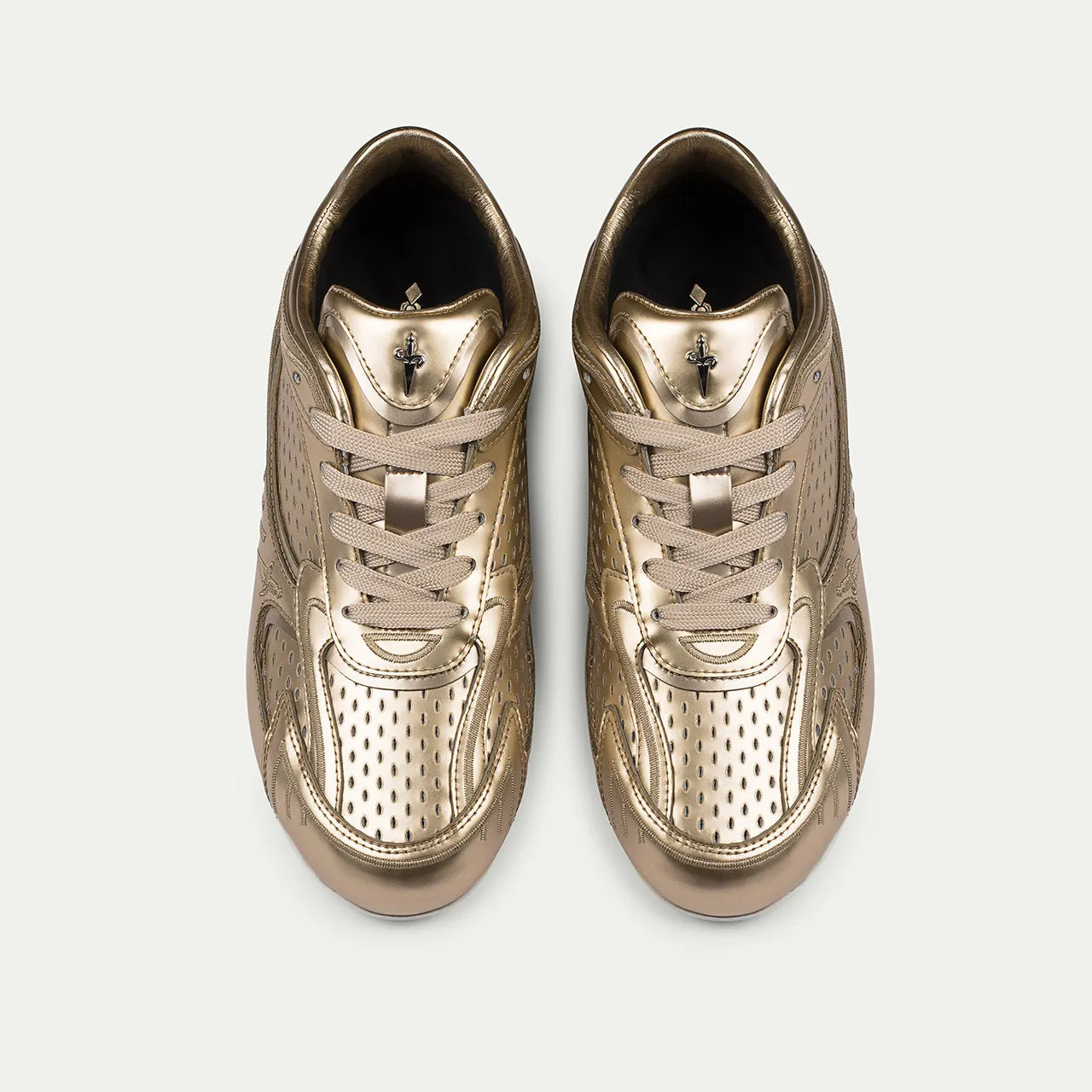 Cesare Paciotti Drift sneakers dama platin perforat