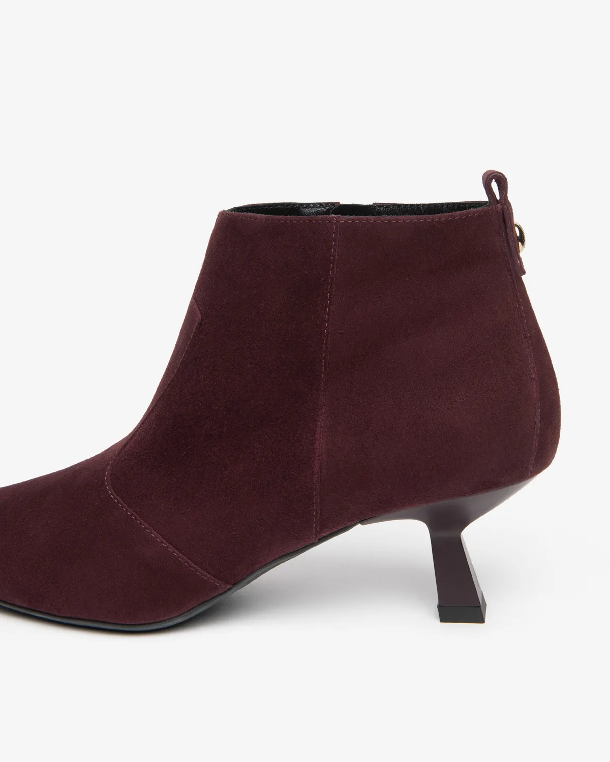 Botine damă NeroGiardini piele întoarsă toc 55