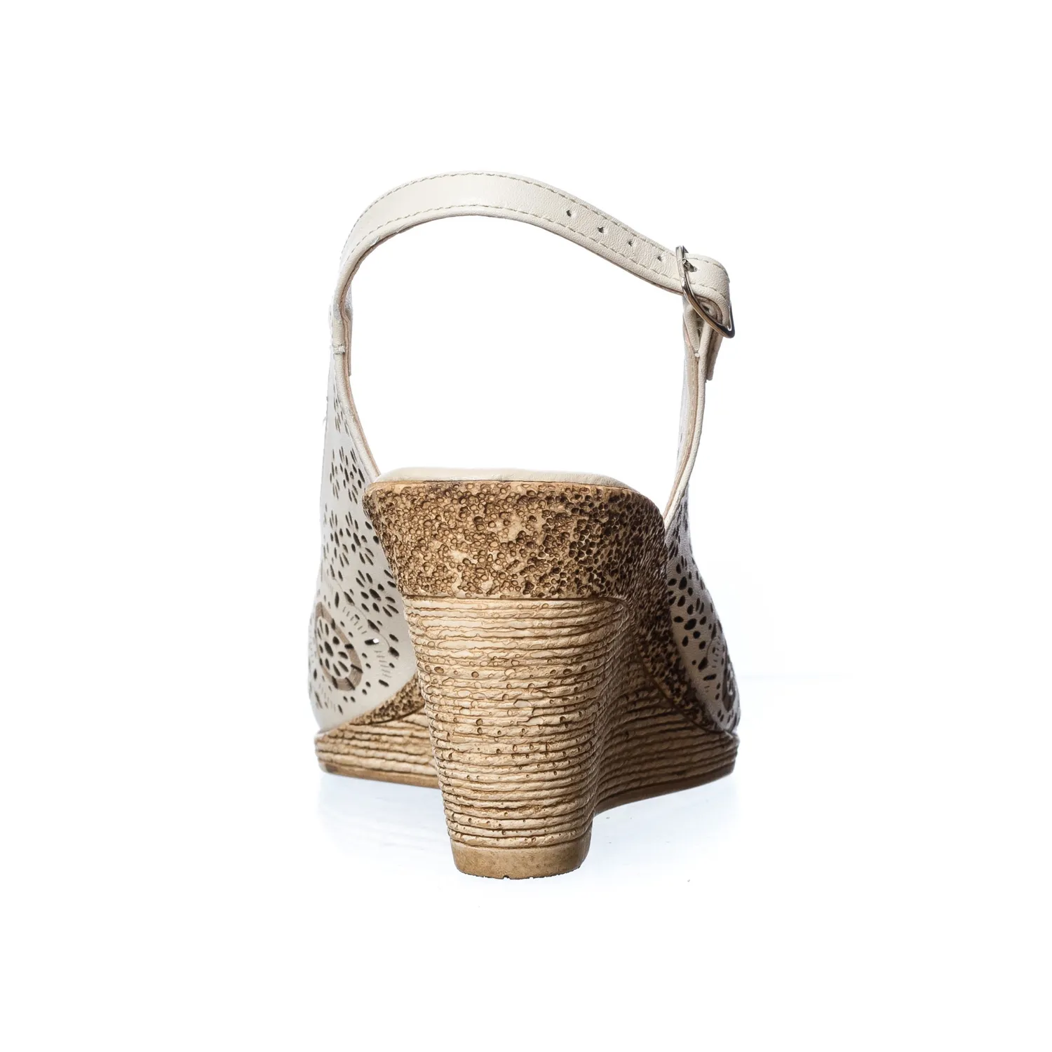 Catinca Shoes P28 B sandale dama bej piele naturala