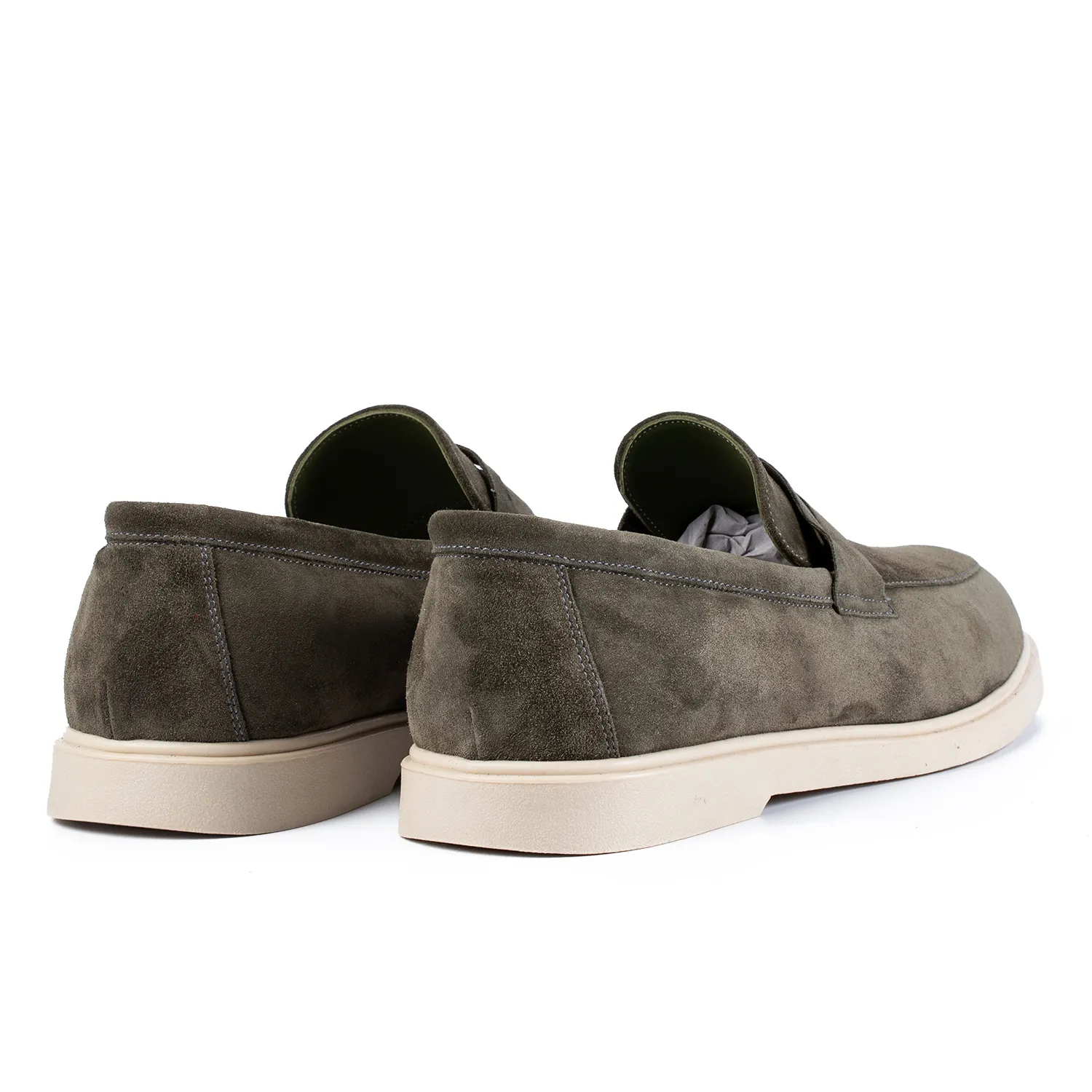 Lucas Shoes Ezra mocasini barbati verzi velur