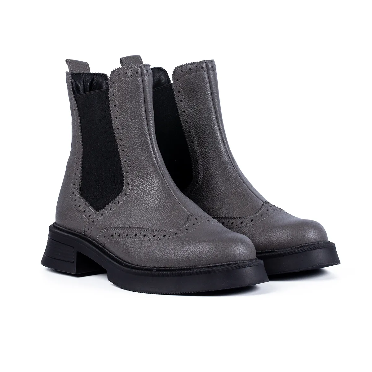 Lucas Shoes Ghete 400 ghete gri piele iarna
