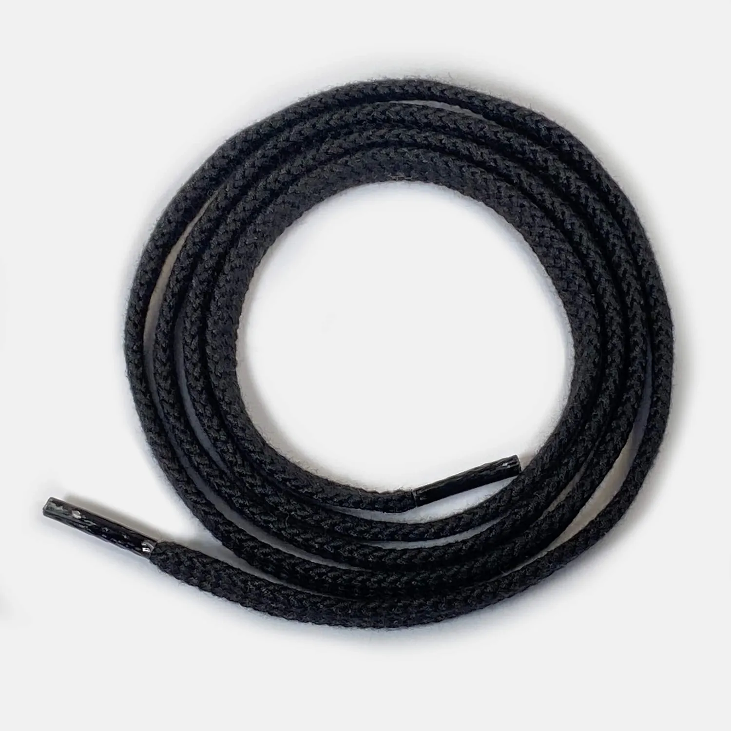 BÄR Flat Cotton Drawstrings șireturi negre bumbac