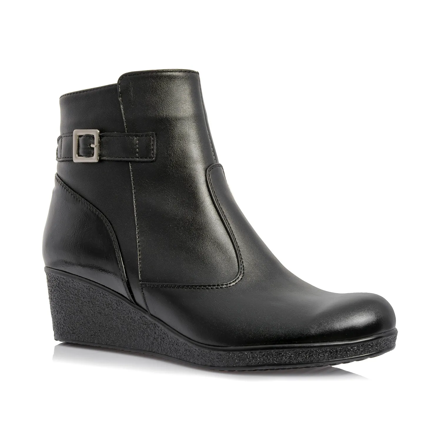 Catinca Shoes OR51-NB ghete dama piele negru box