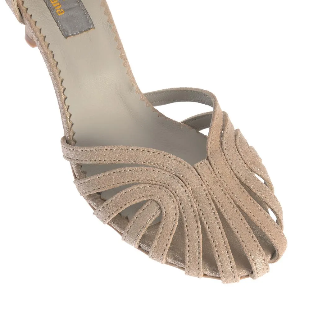 Ana Urbana Sao Paulo sandale piele aurii toc 4cm