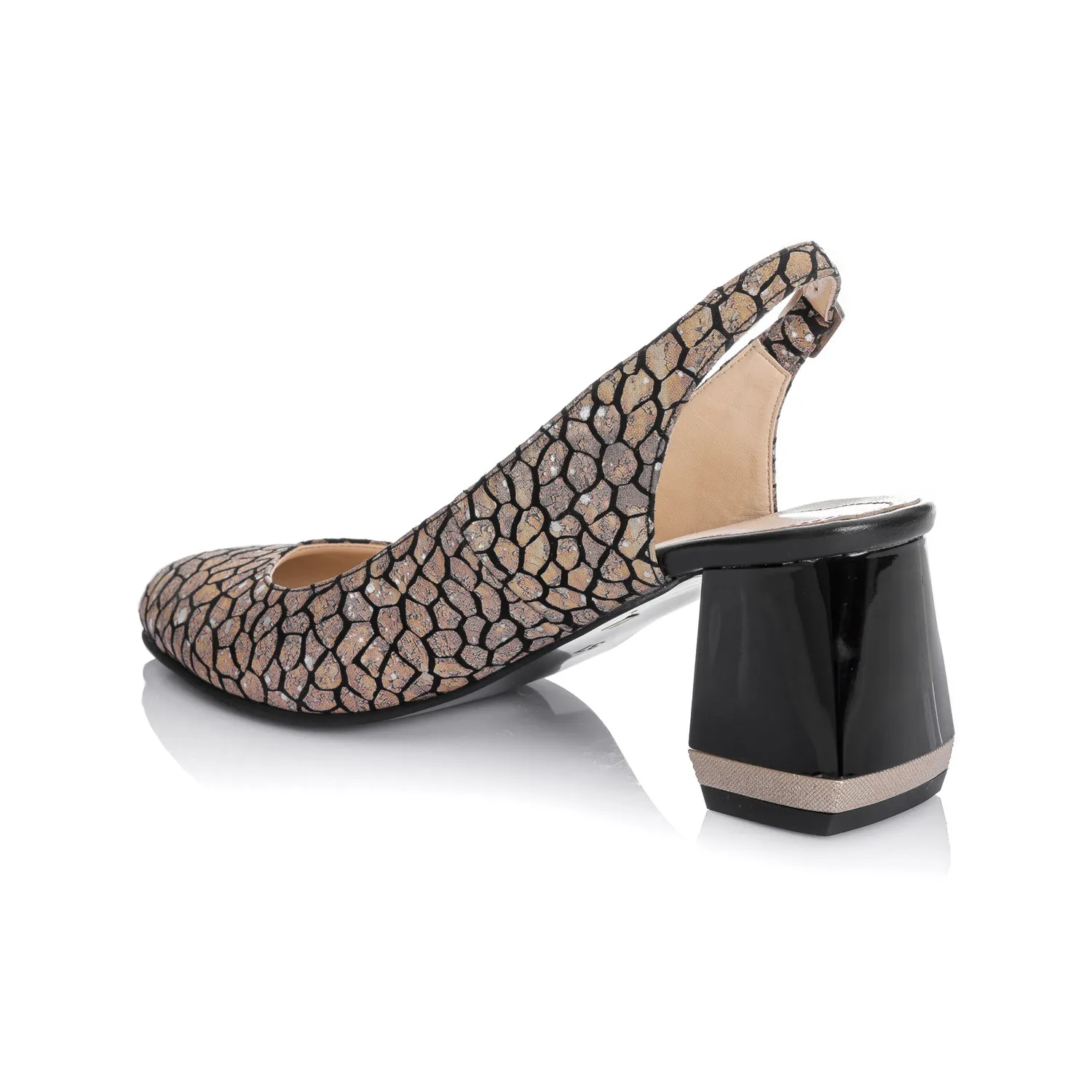 Catinca Shoes D20 Maro Ponei sandale dama piele naturala