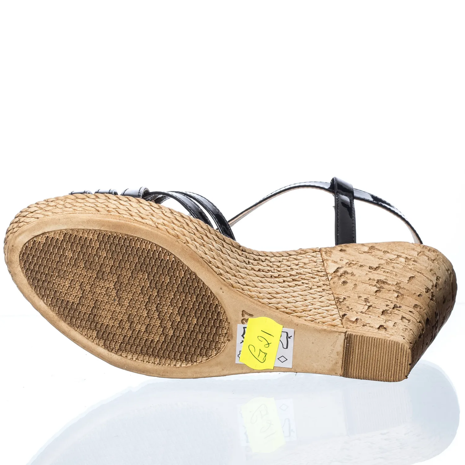Catinca Shoes G21 NL sandale dama piele negru lac