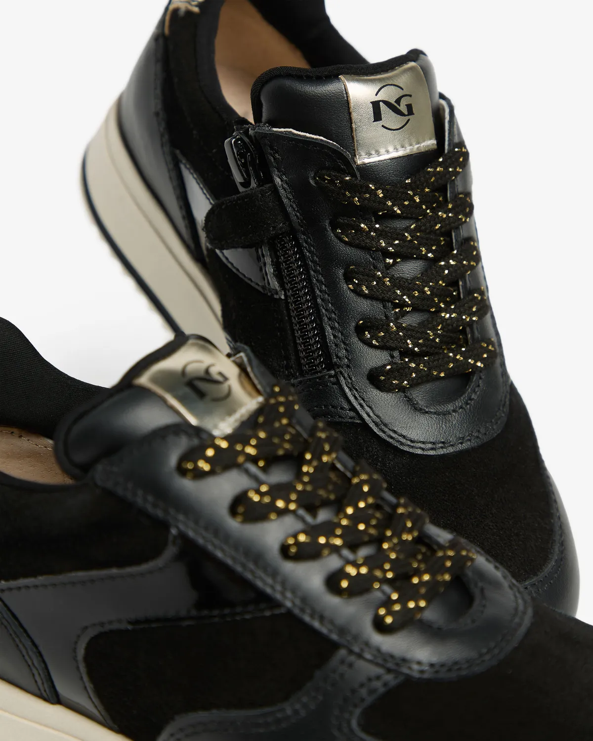 NeroGiardini sneakers fete piele cu talpa usoara