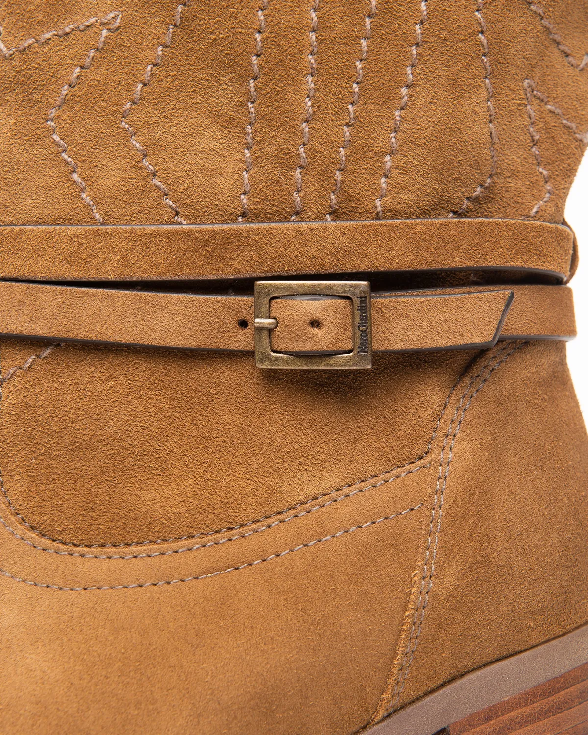 NeroGiardini botine piele dama cowboy toc 8.5 cm