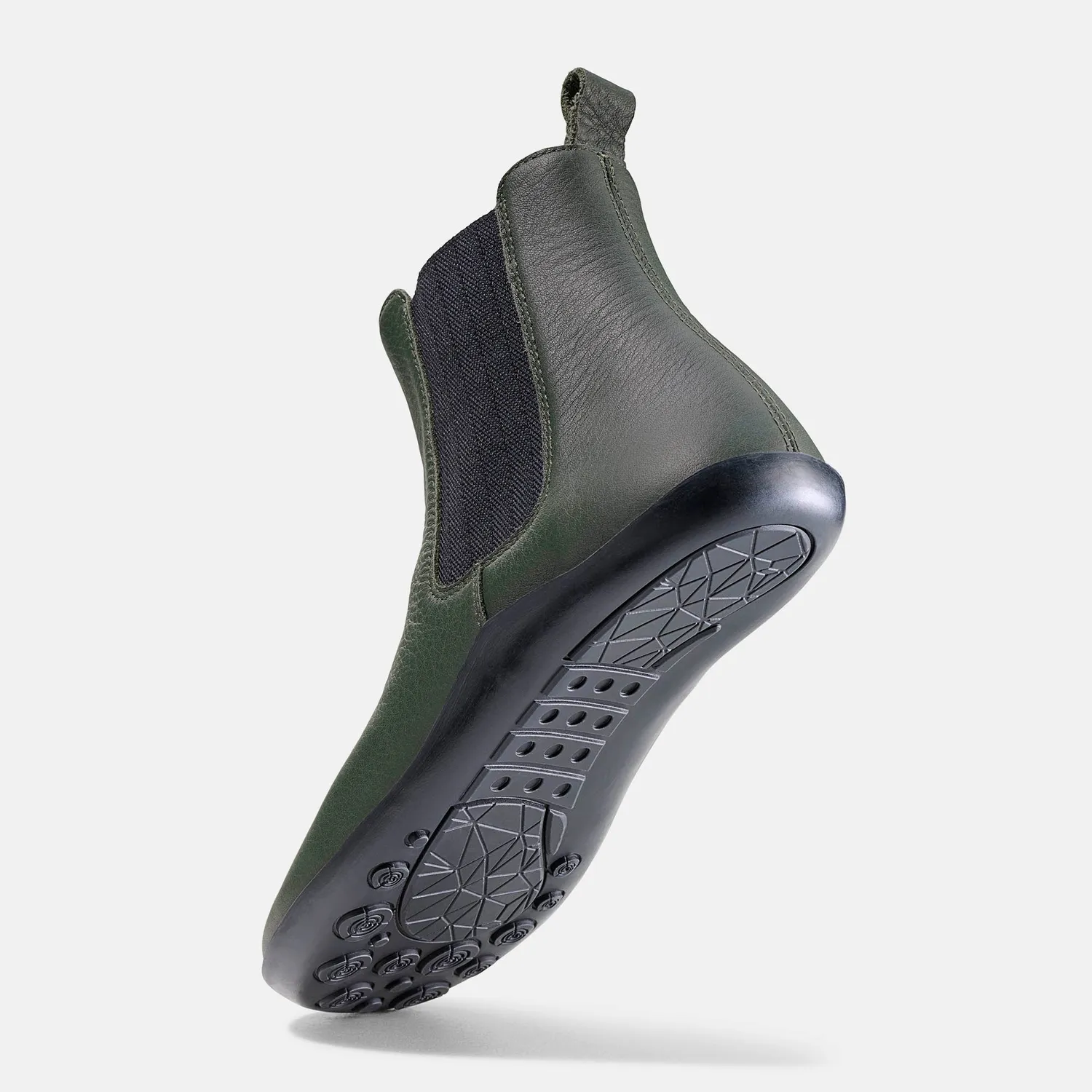 BÄR Elif pantofi barefoot piele negri chelsea