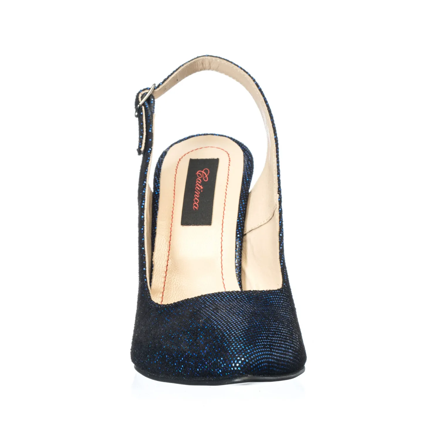 Catinca Shoes 269 ASC sandale damă albastru sclipici piele
