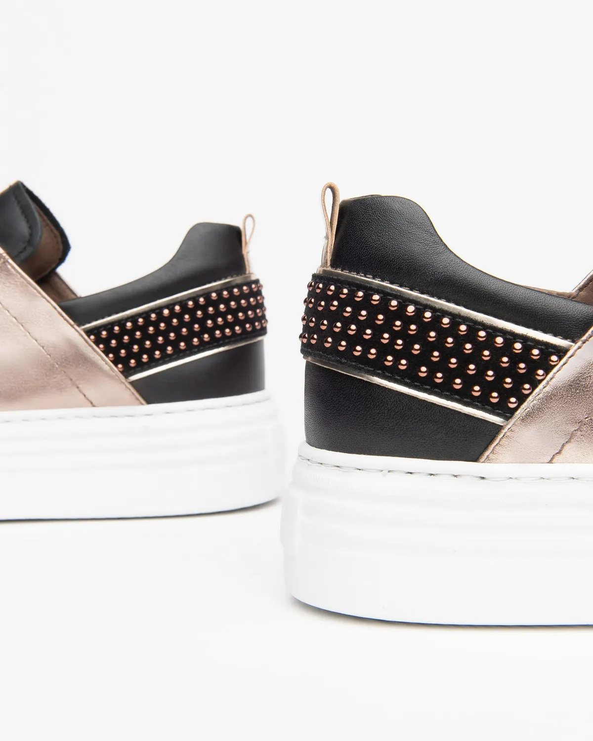 NeroGiardini sneakers damă piele și velur toamnă-iarnă