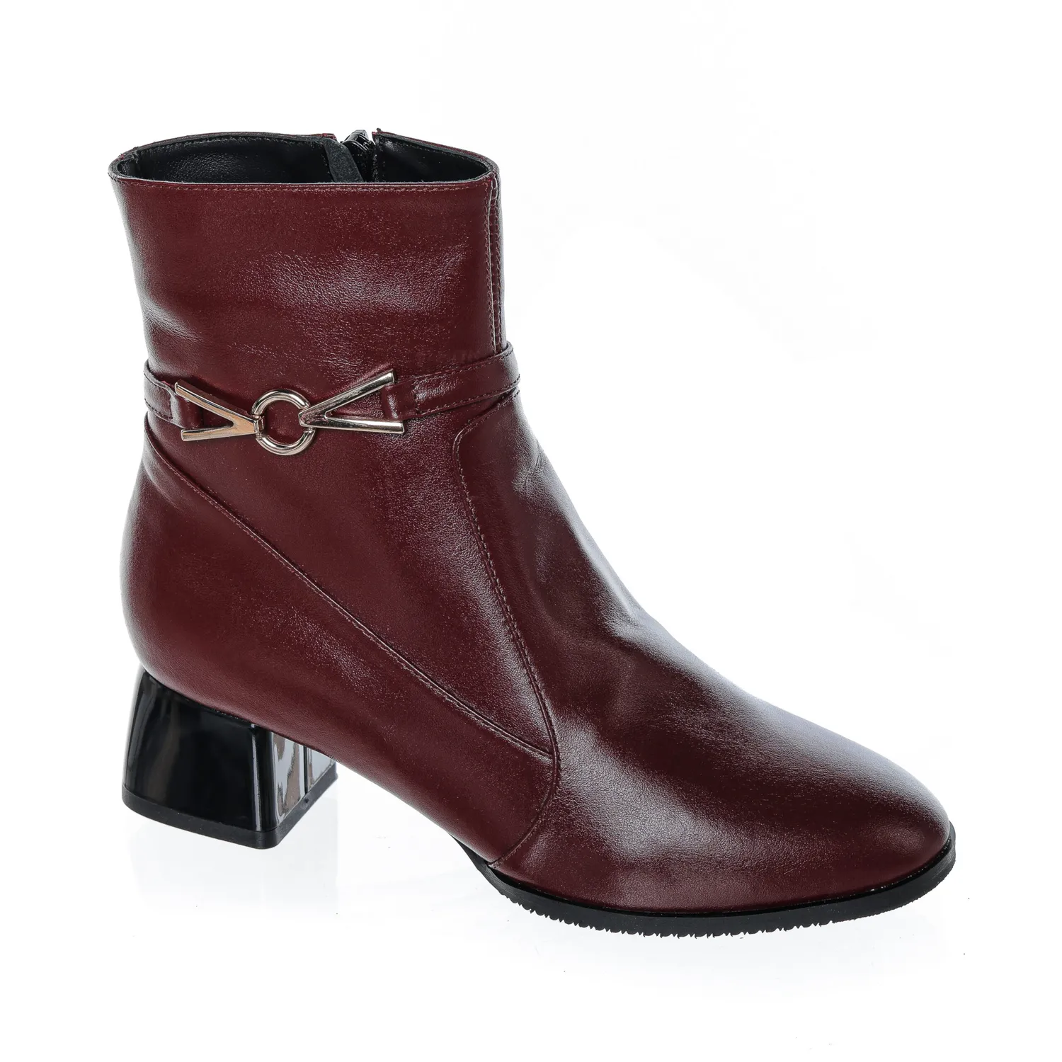 Catinca Shoes GX72 B ghete dama piele naturala bordo