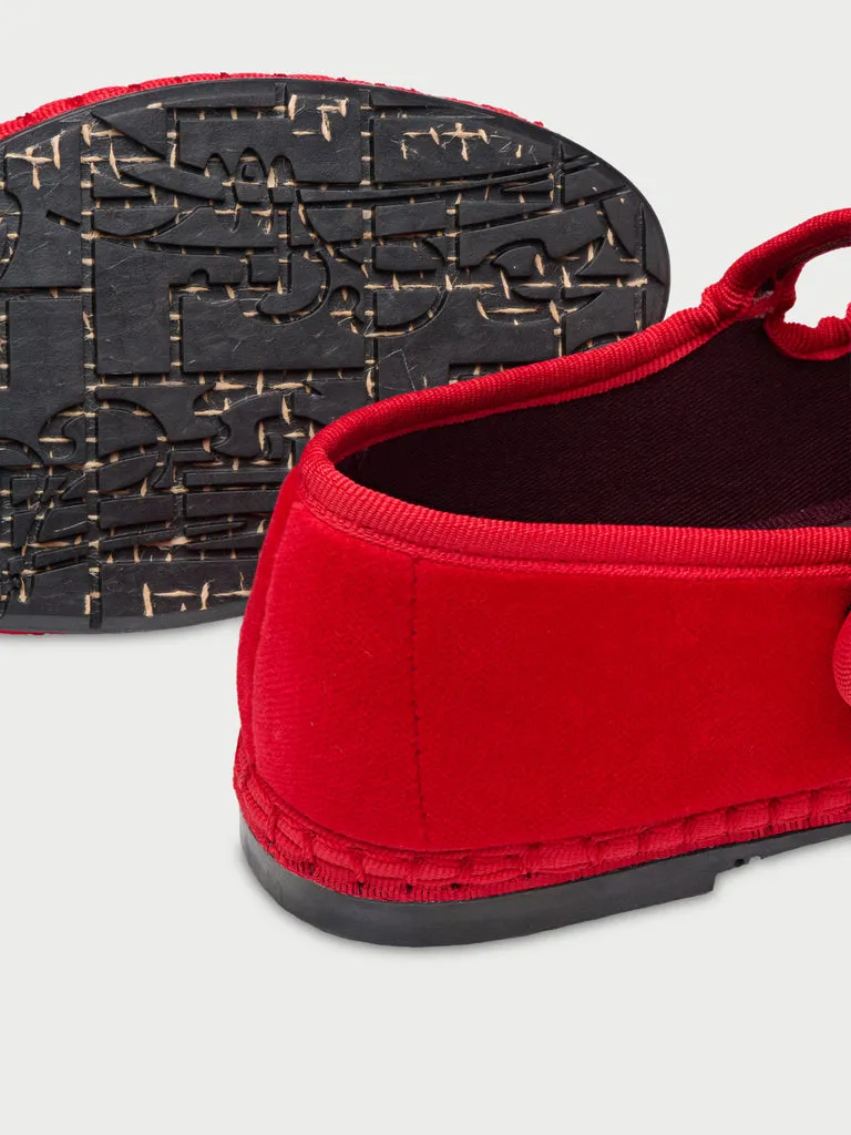 Flagelus Matilda Red pantofi mary jane roșii