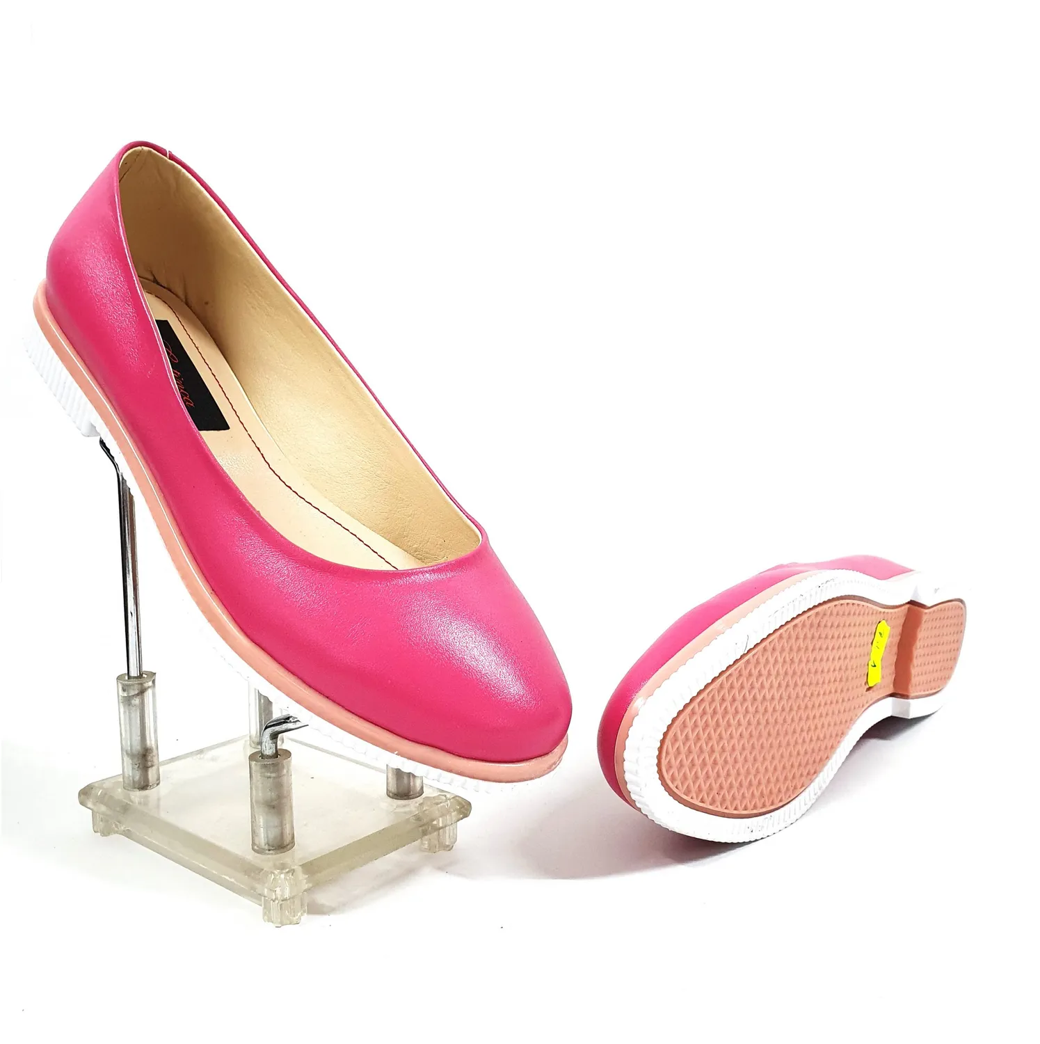 Catinca Shoes BL1 R balerini piele naturala roz