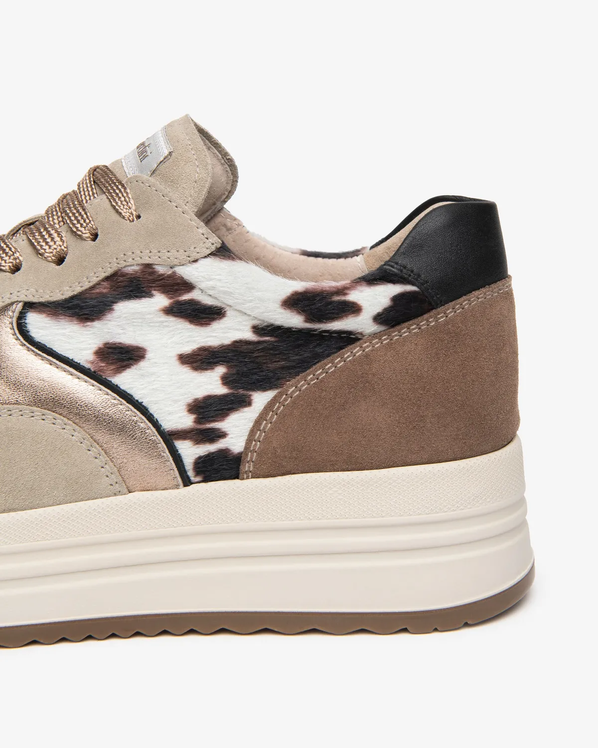 NeroGiardini sneakers dama piele velur platforma 45 mm