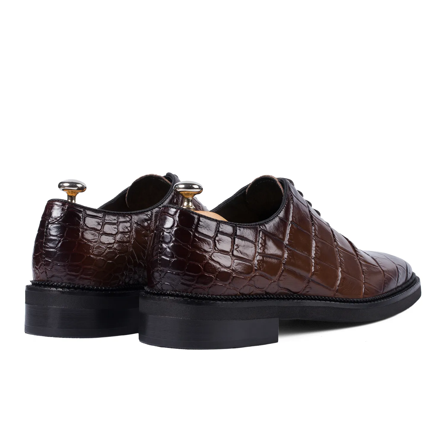 Lucas Shoes Elegant 725 pantofi bărbați maro croco