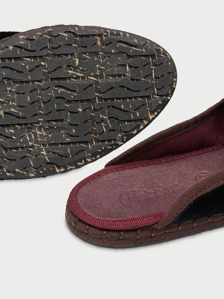Flagelus Bruna Black pantofi belgieni negri