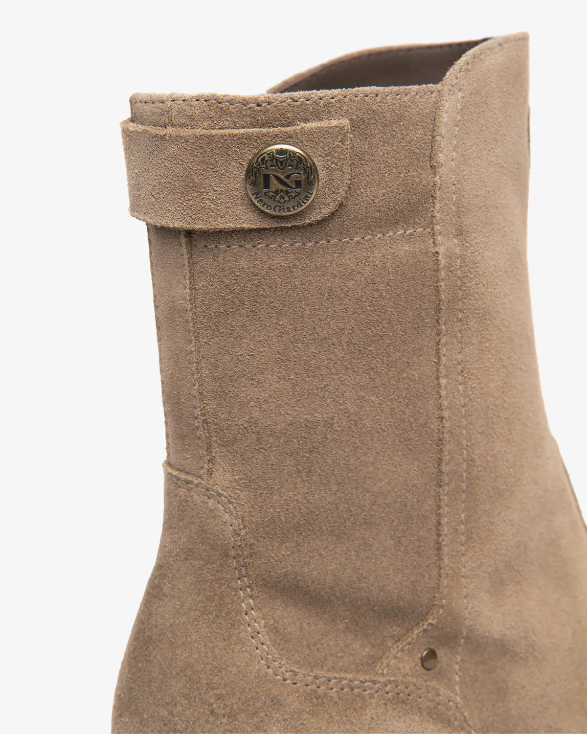 NeroGiardini botine dama piele intoarsa toc 60 mm