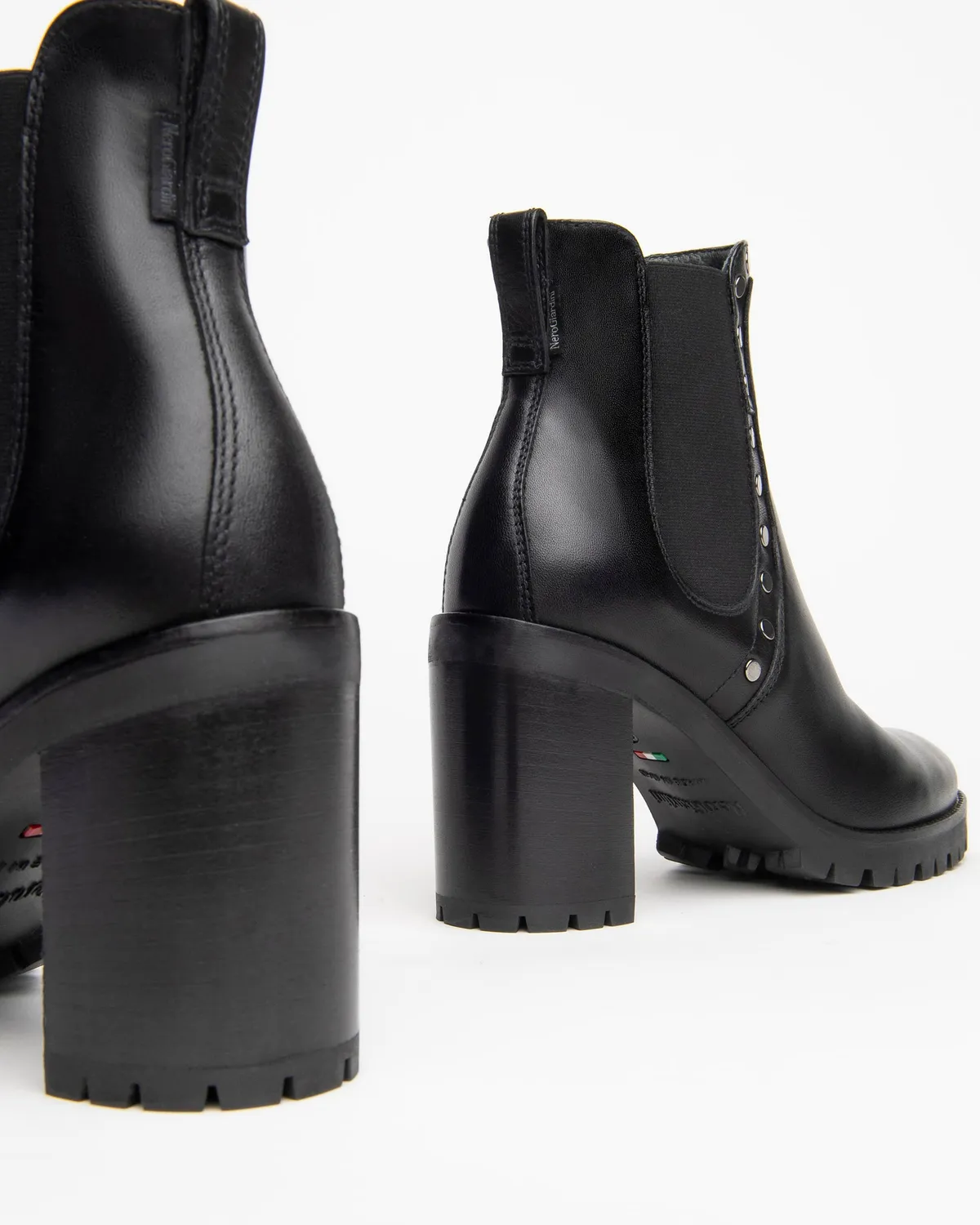 NeroGiardini botine chelsea dama piele toc 9 cm