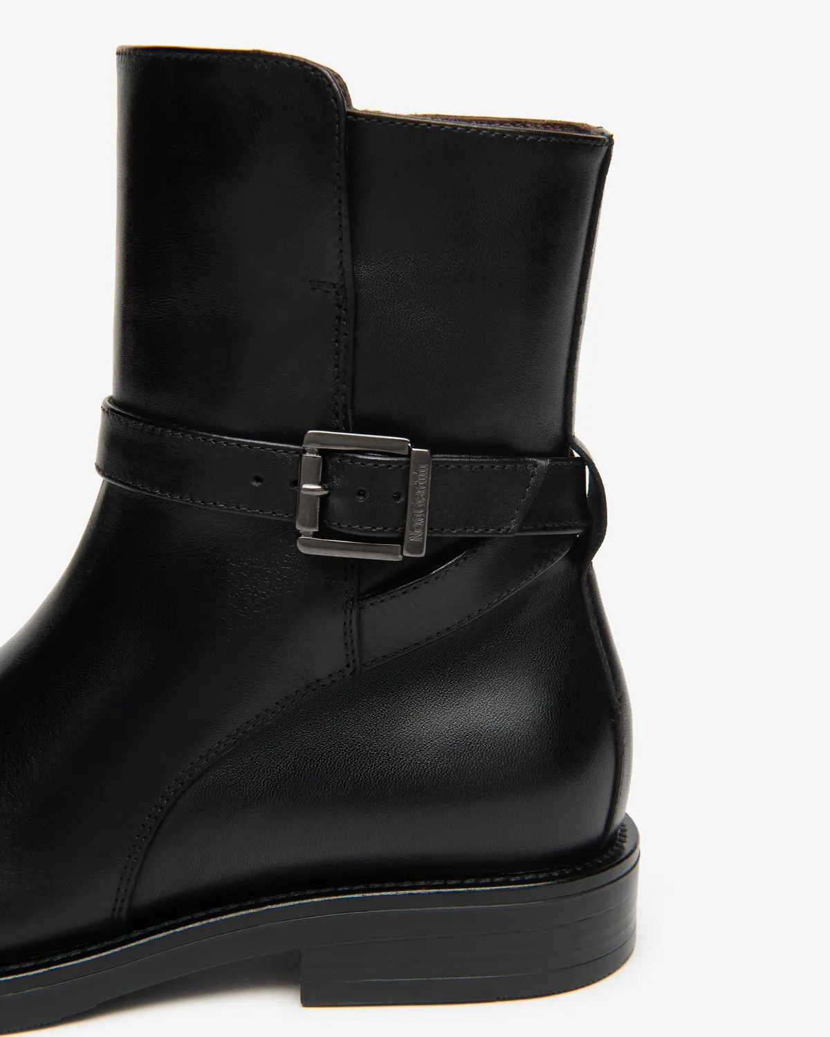 NeroGiardini botine piele dama toc 3 cm catarama