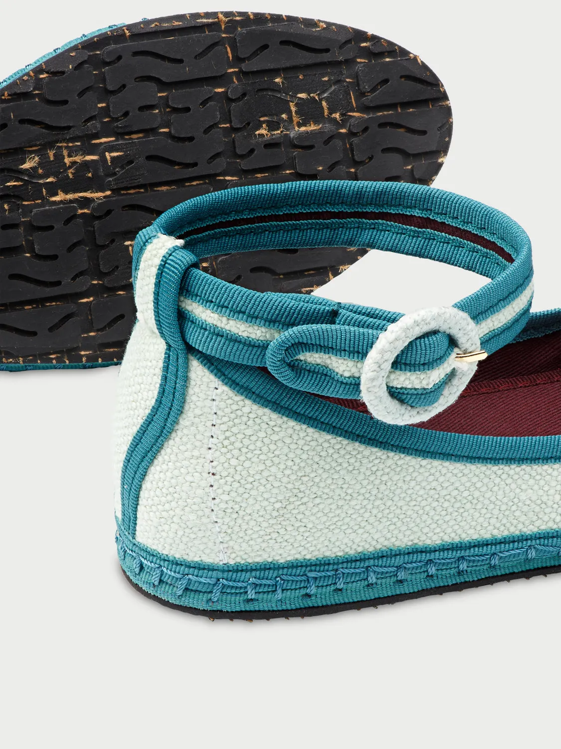 Flagelus Phoebe balerini in bleu cu bareta