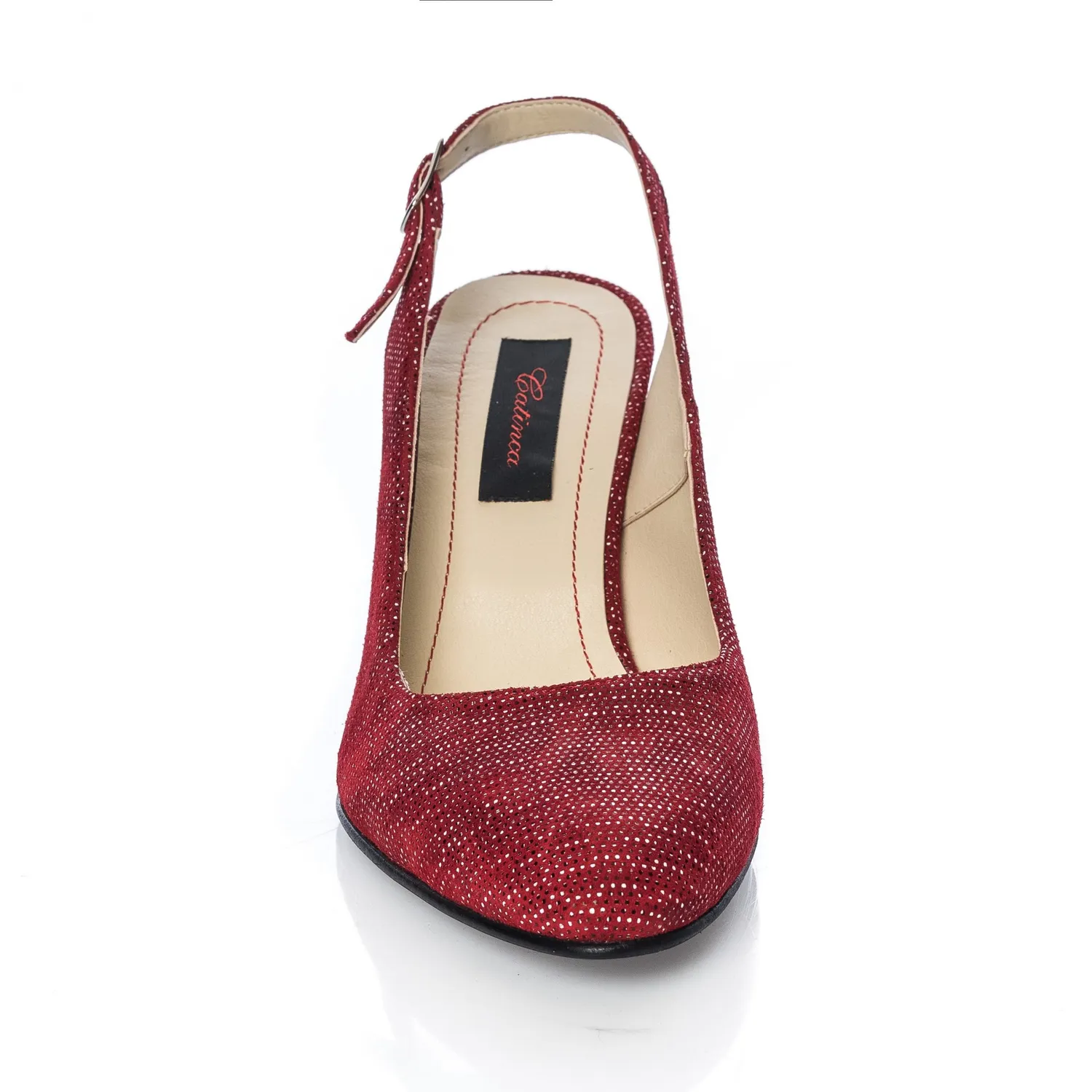 Catinca Shoes V7 ROP sandale dama piele rosie