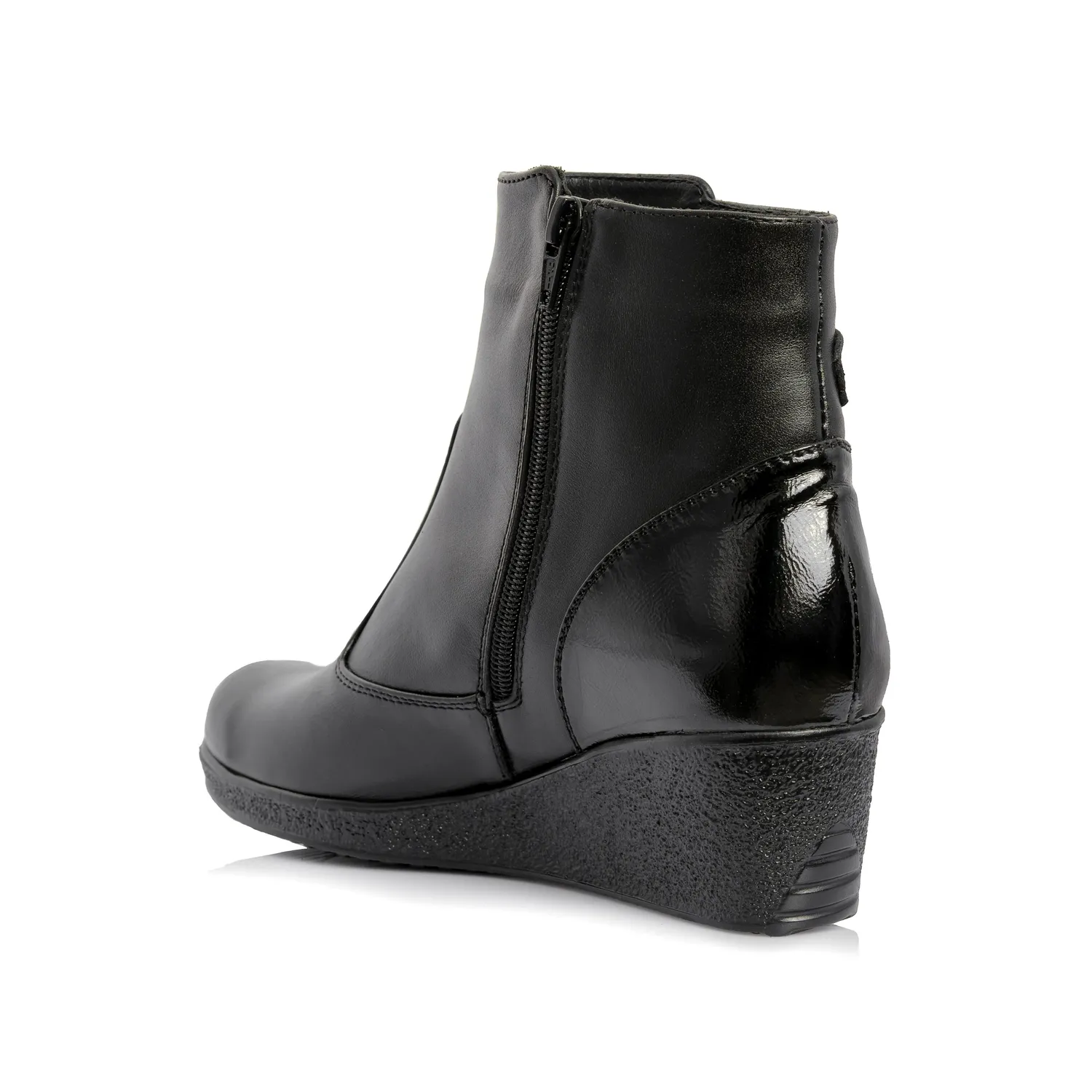 Catinca Shoes OR51-NB ghete dama piele negru box