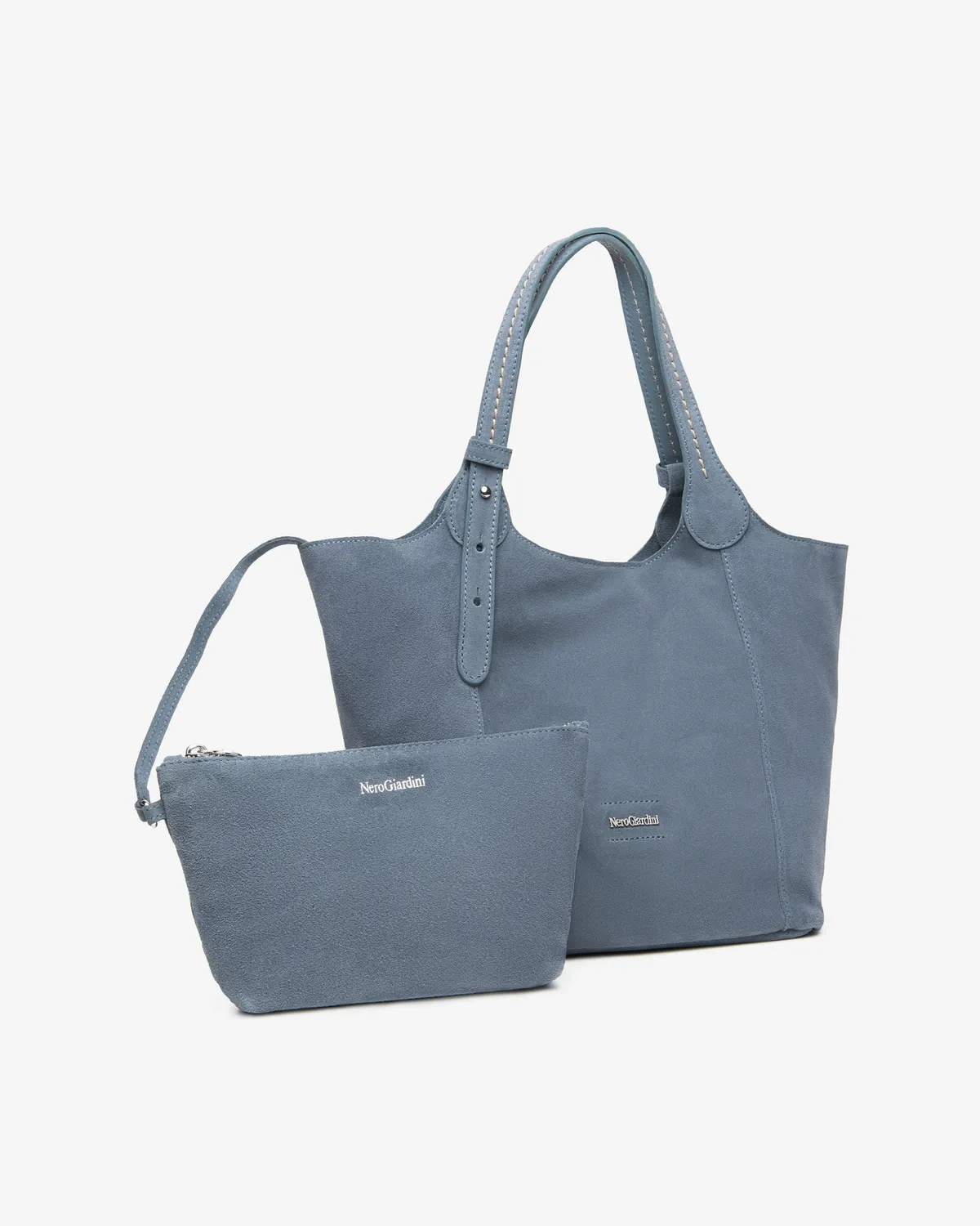 NeroGiardini geanta shopper piele intoarsa dama
