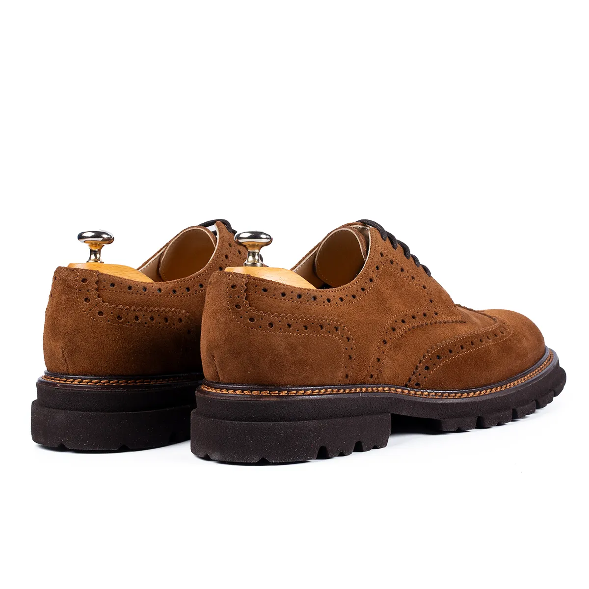 Lucas Shoes Elegant 550 pantofi bărbați maro velur