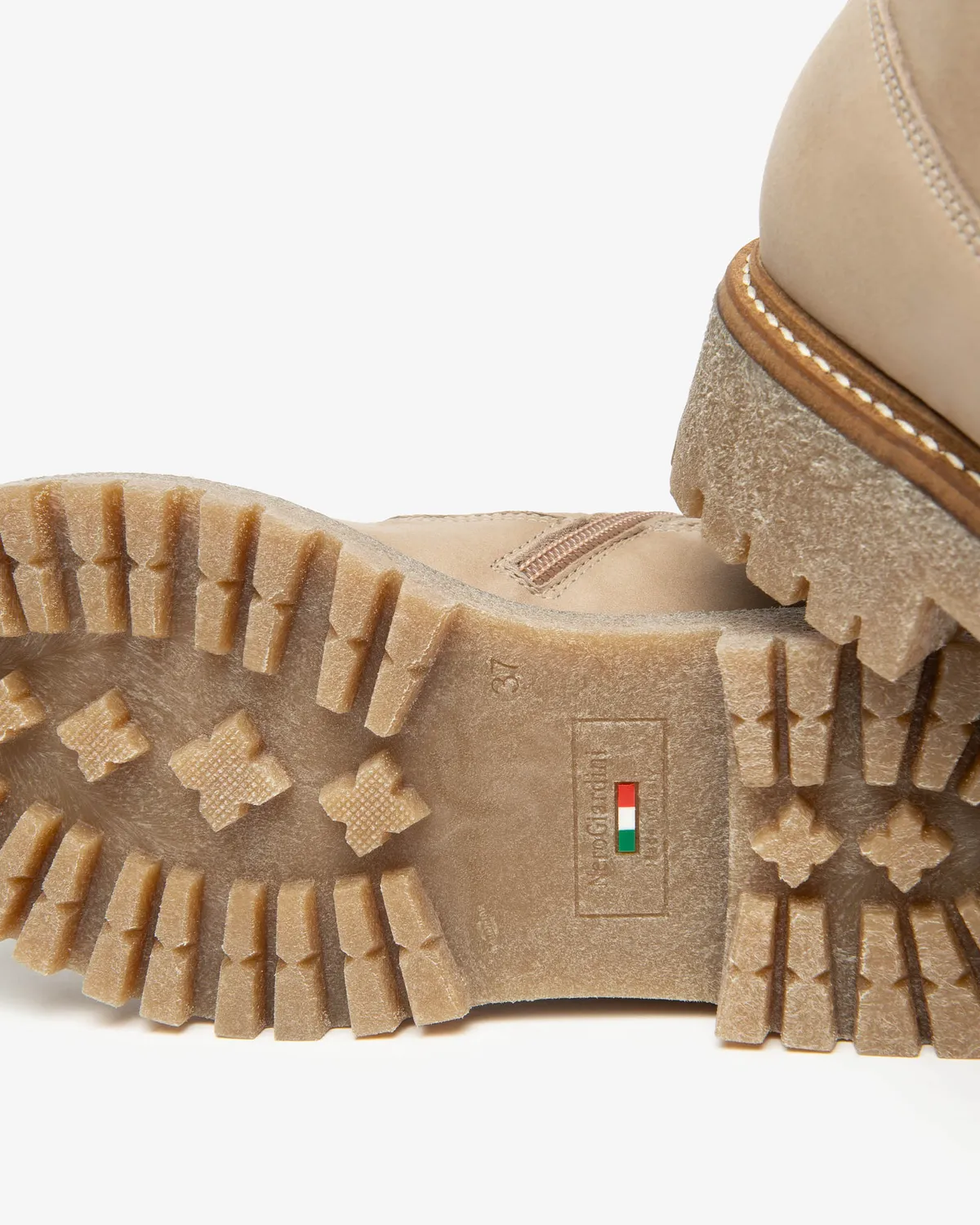 NeroGiardini bocanci dama piele stil combat