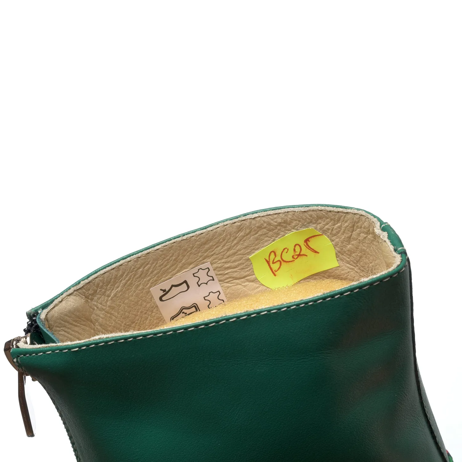 Catinca Shoes BC25 VBT bocanci dama piele verde