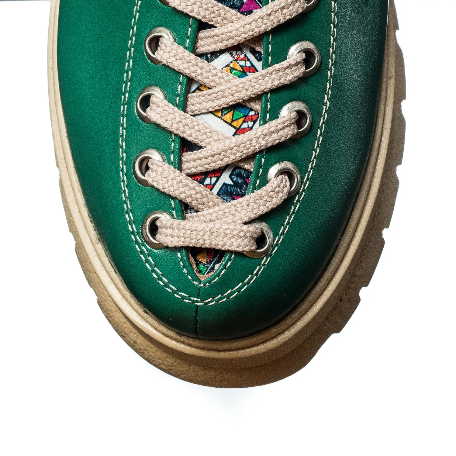Catinca Shoes X3 VBT pantofi dama piele naturala verde box