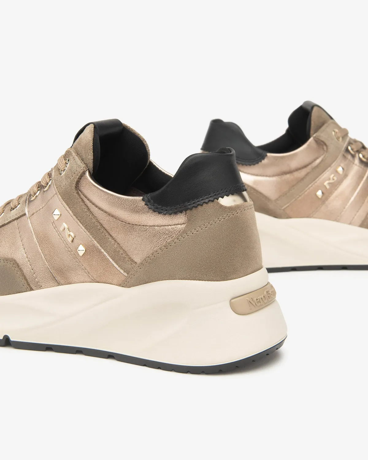NeroGiardini sneakers dama piele intoarsa talpa confort