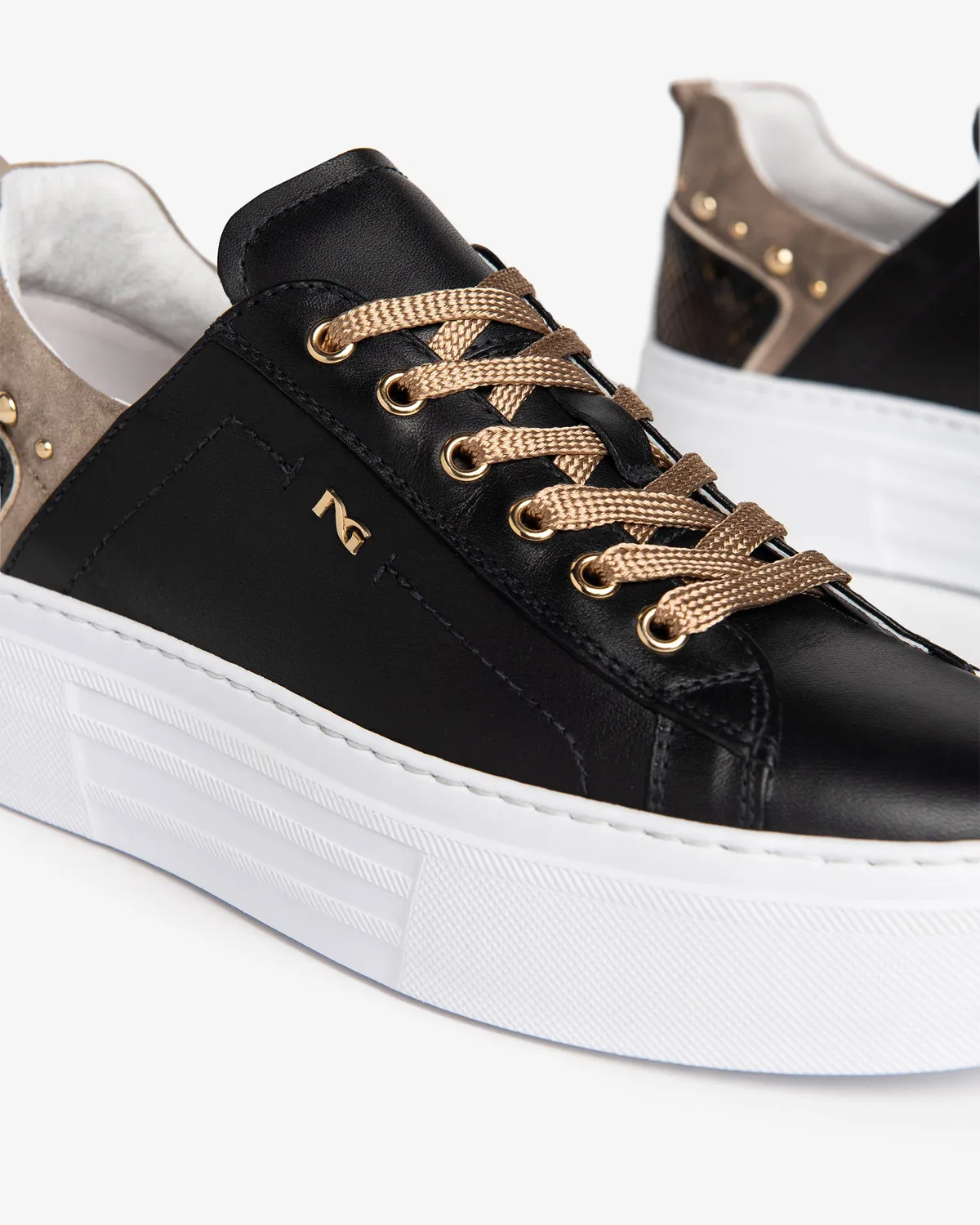 NeroGiardini sneakers dama piele si velur toamna