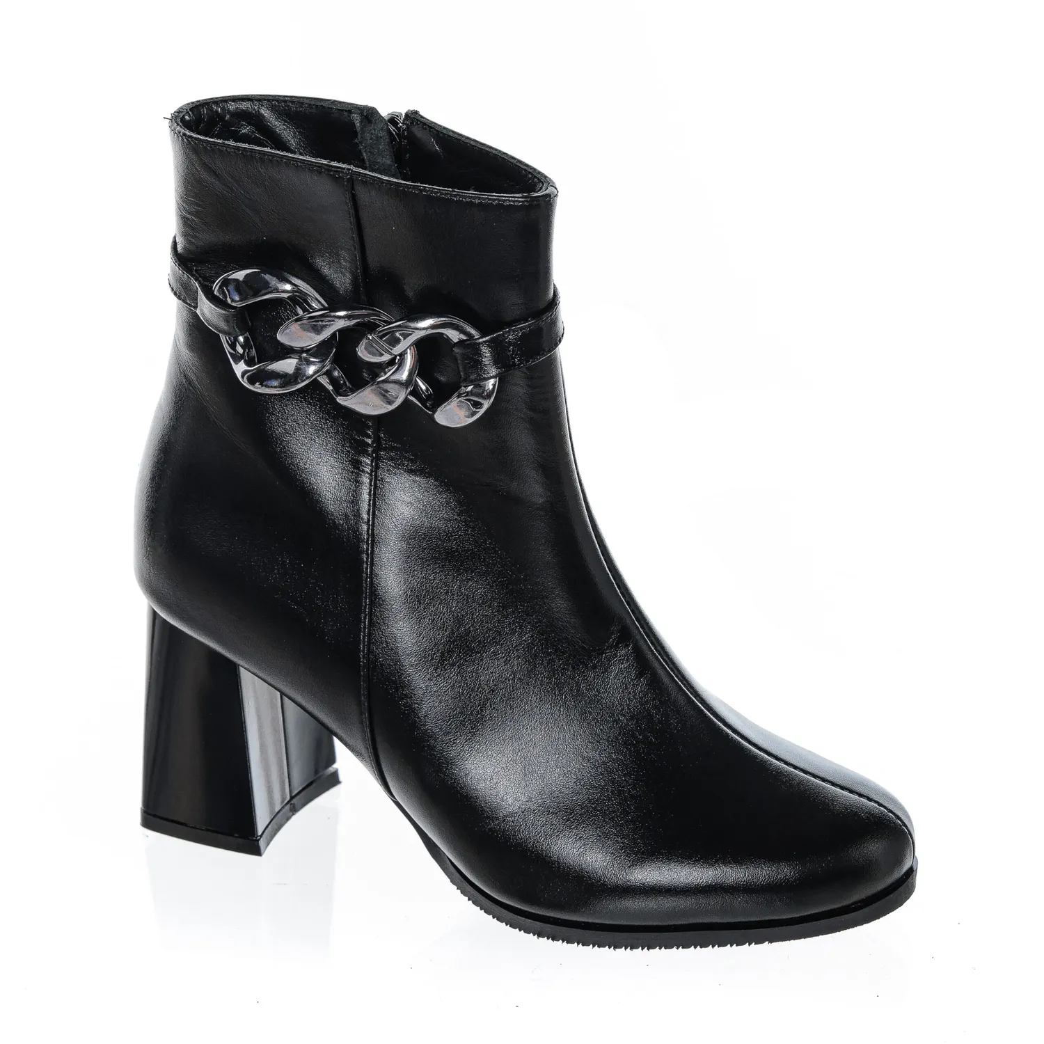 Catinca Shoes GX74 NB ghete dama piele negru box