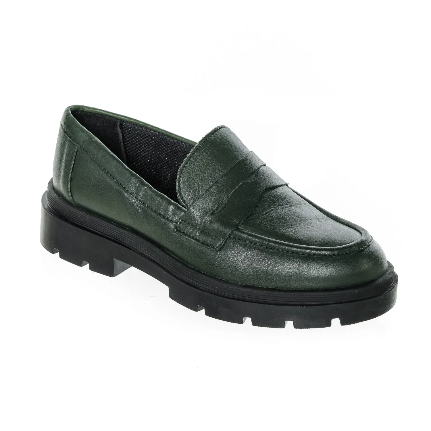 Catinca Shoes I1 VB pantofi dama verzi piele box