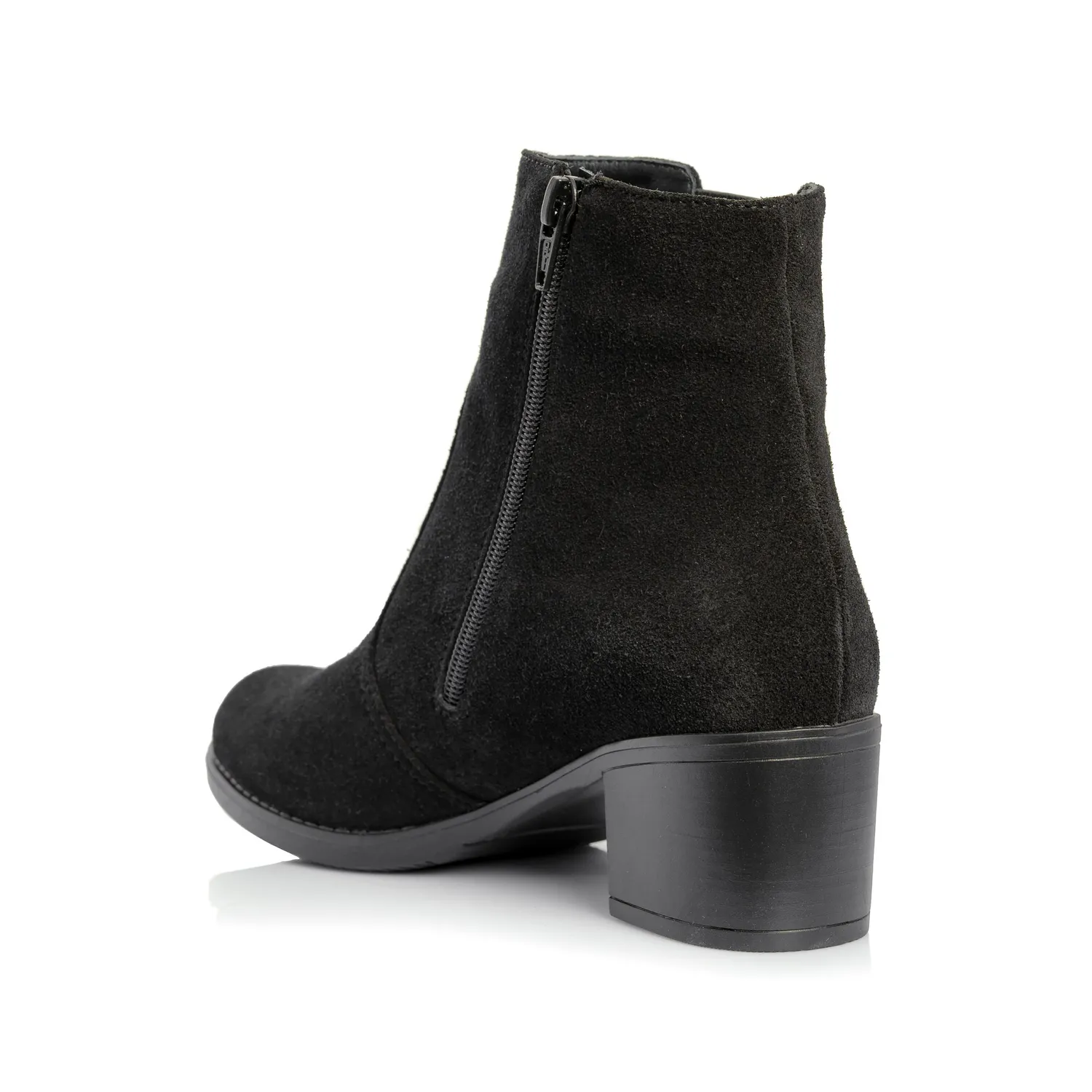 Catinca Shoes T18 NA ghete piele negru antilopa