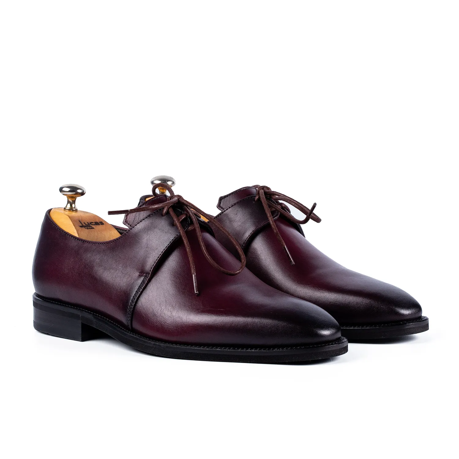 Lucas Shoes Elegant Derby Arca pantofi barbati bordeaux