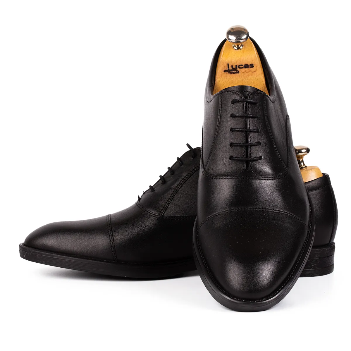 Lucas Elegant 347 Negru Mod100 pantofi piele