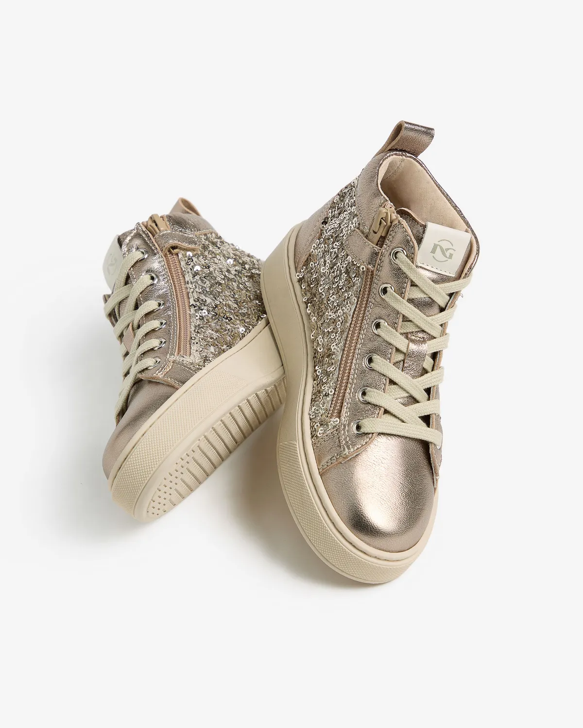 NeroGiardini sneakers adolescente piele cu brant DryGo