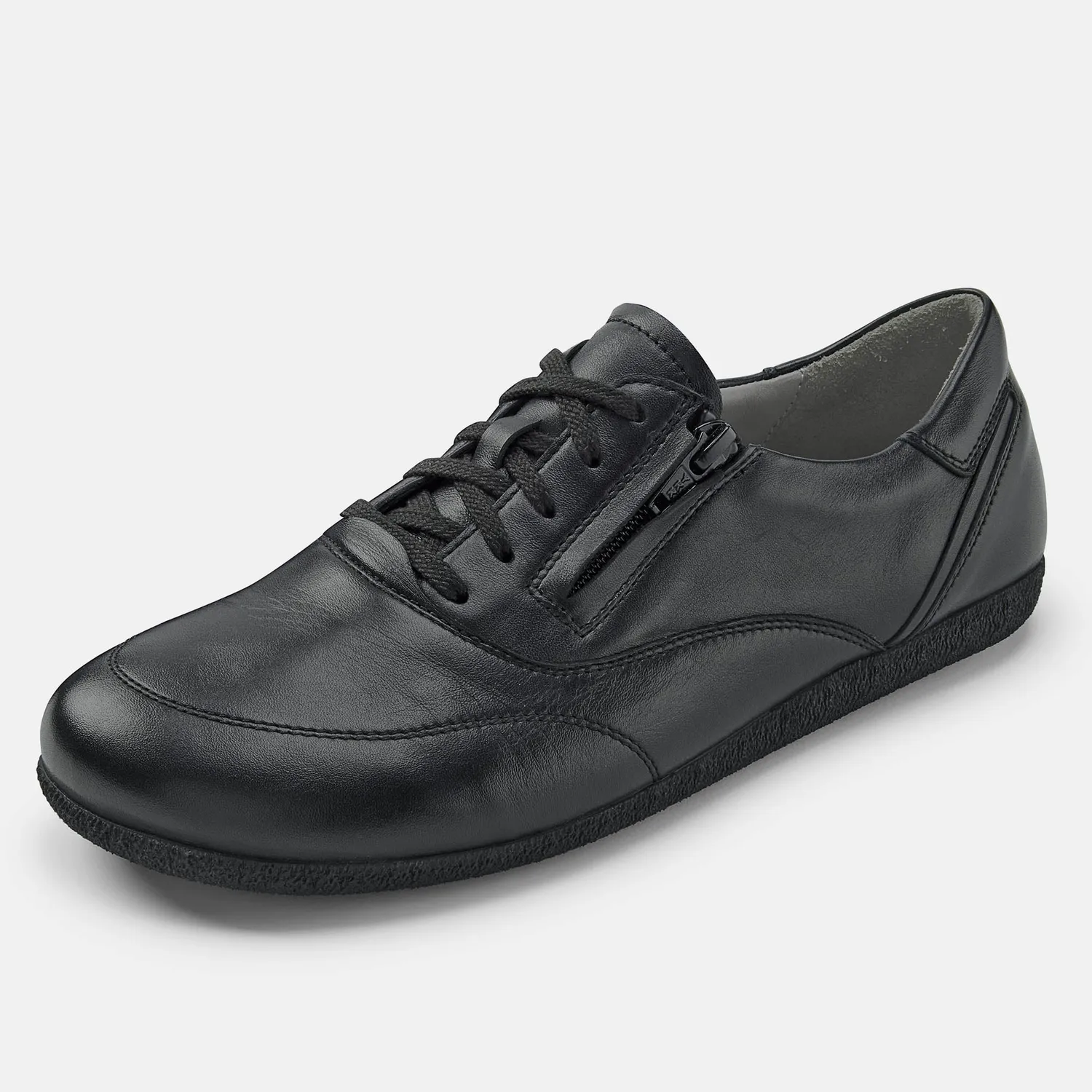 BÄR Pure Clea pantofi dama negri piele lata