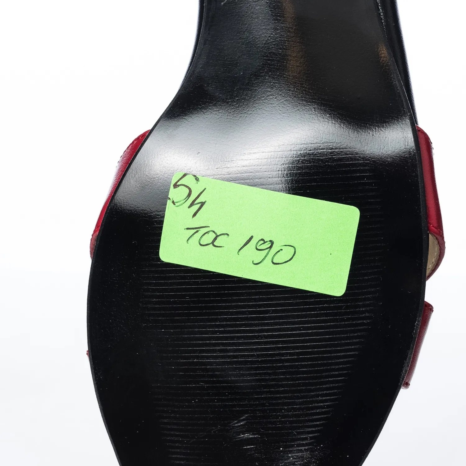 Catinca Shoes S4 RN sandale dama piele rosu negru