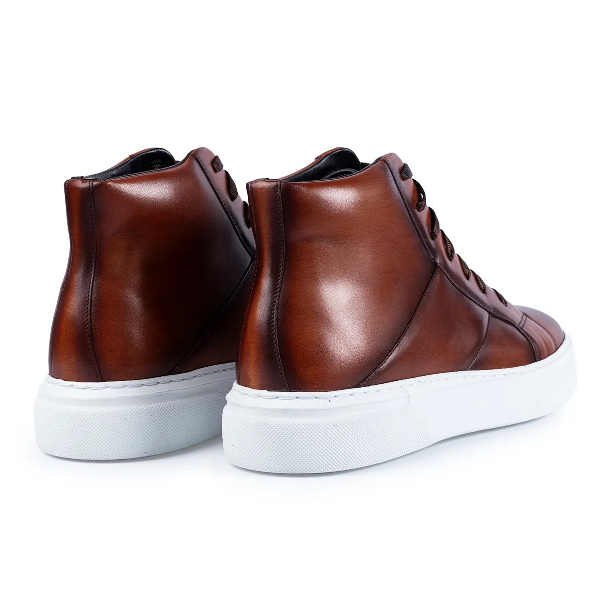 Lucas Shoes 855 ghete barbati coniac piele toamna-iarna
