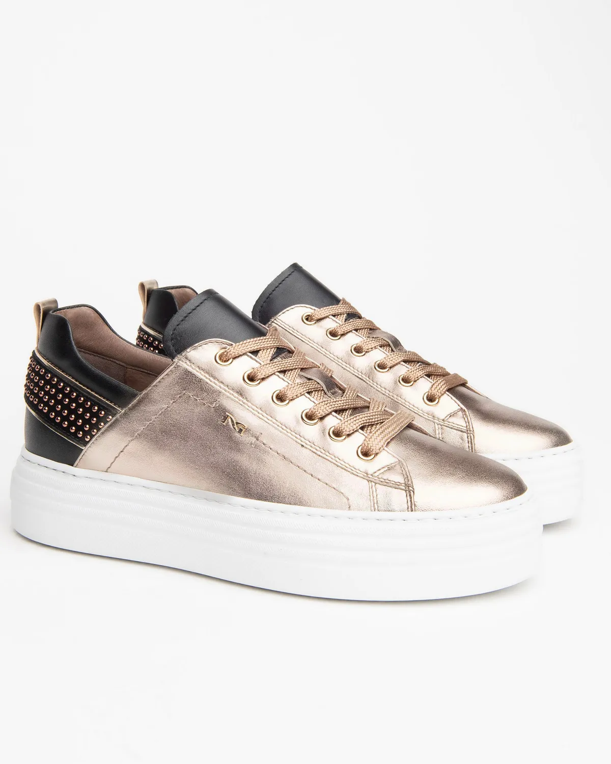 NeroGiardini sneakers damă piele și velur toamnă-iarnă