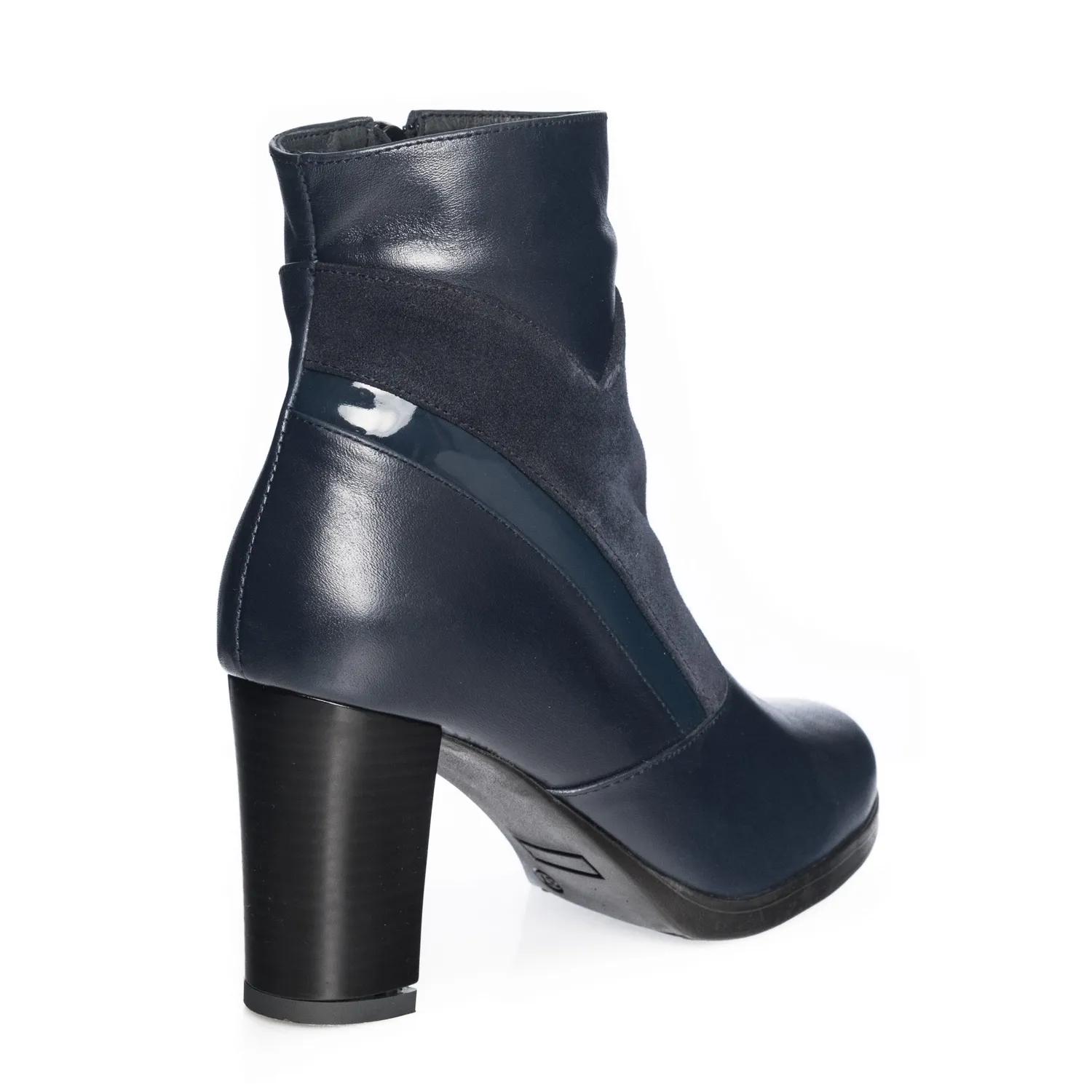 Catinca Shoes GX26 BBA ghete dama albastru piele