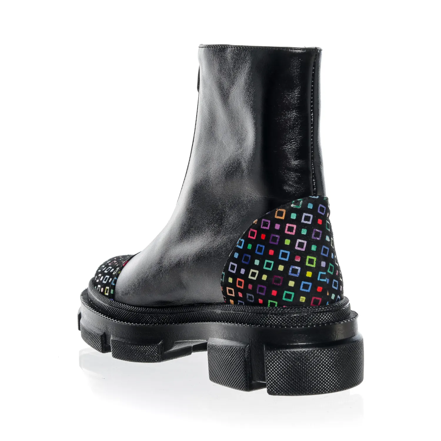 Catinca Shoes BC25 NBP bocanci dama piele naturala patratele