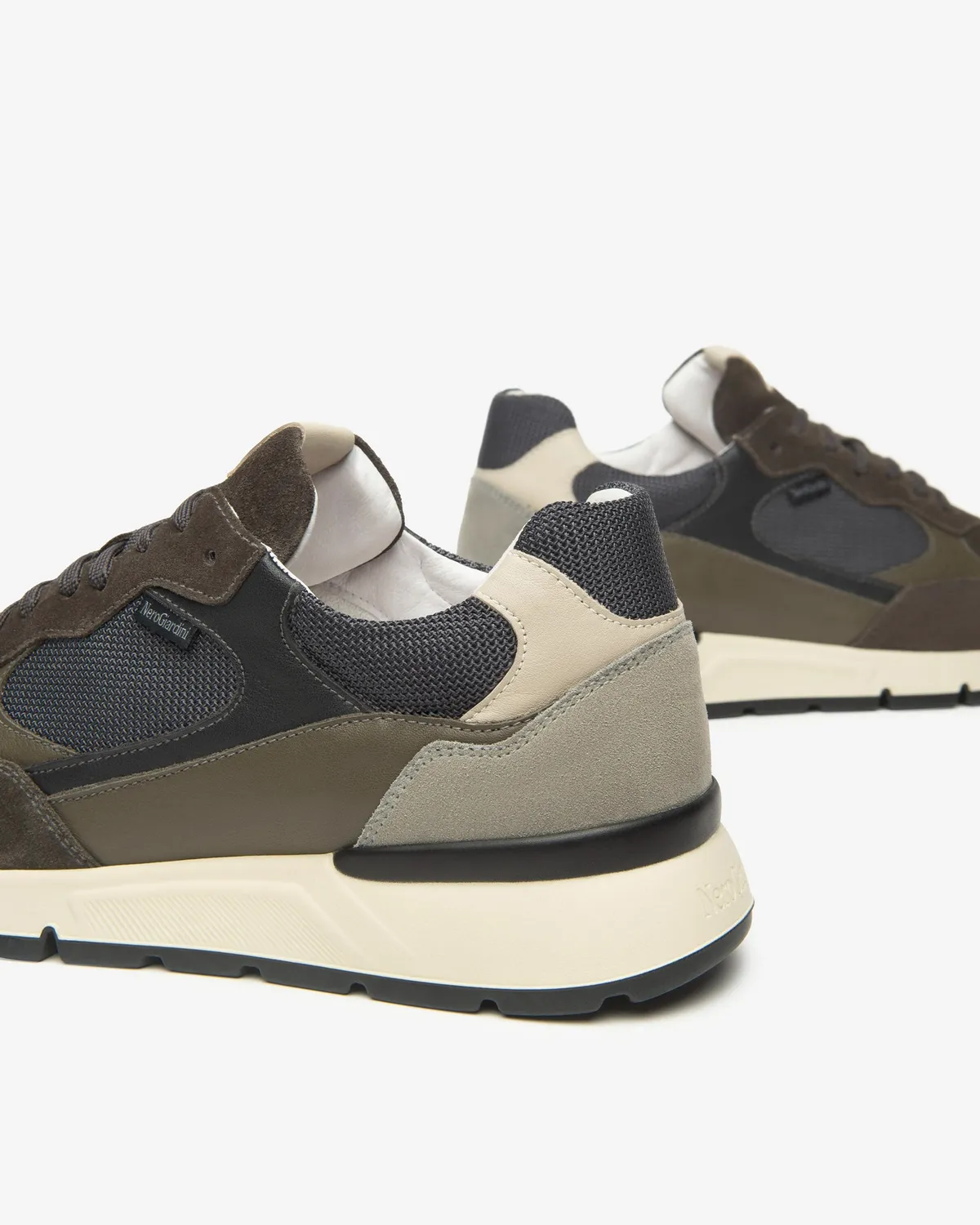 NeroGiardini Sneakers barbati piele intoarsa canvas 39-46