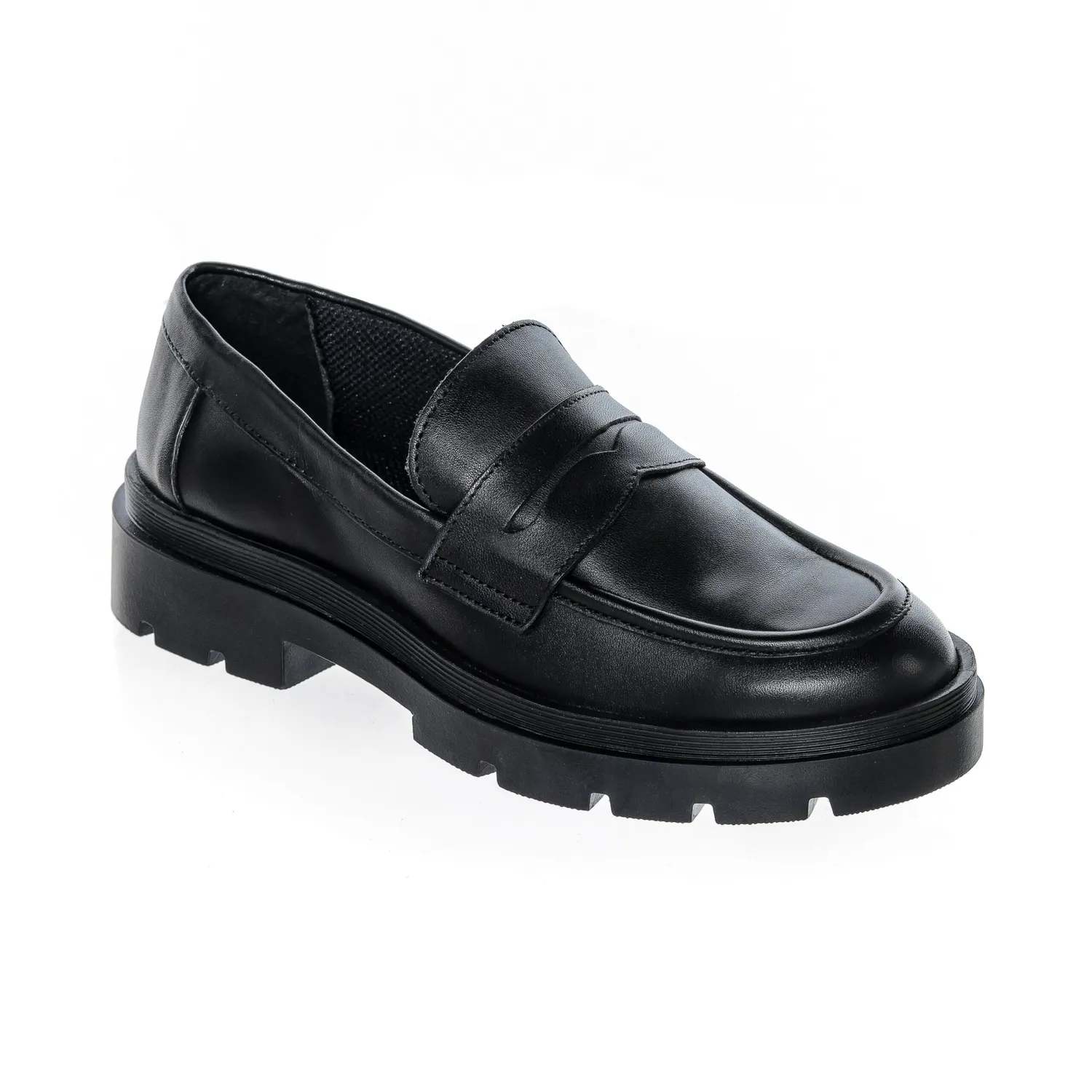 Catinca Shoes I1 NB pantofi piele naturala negru box