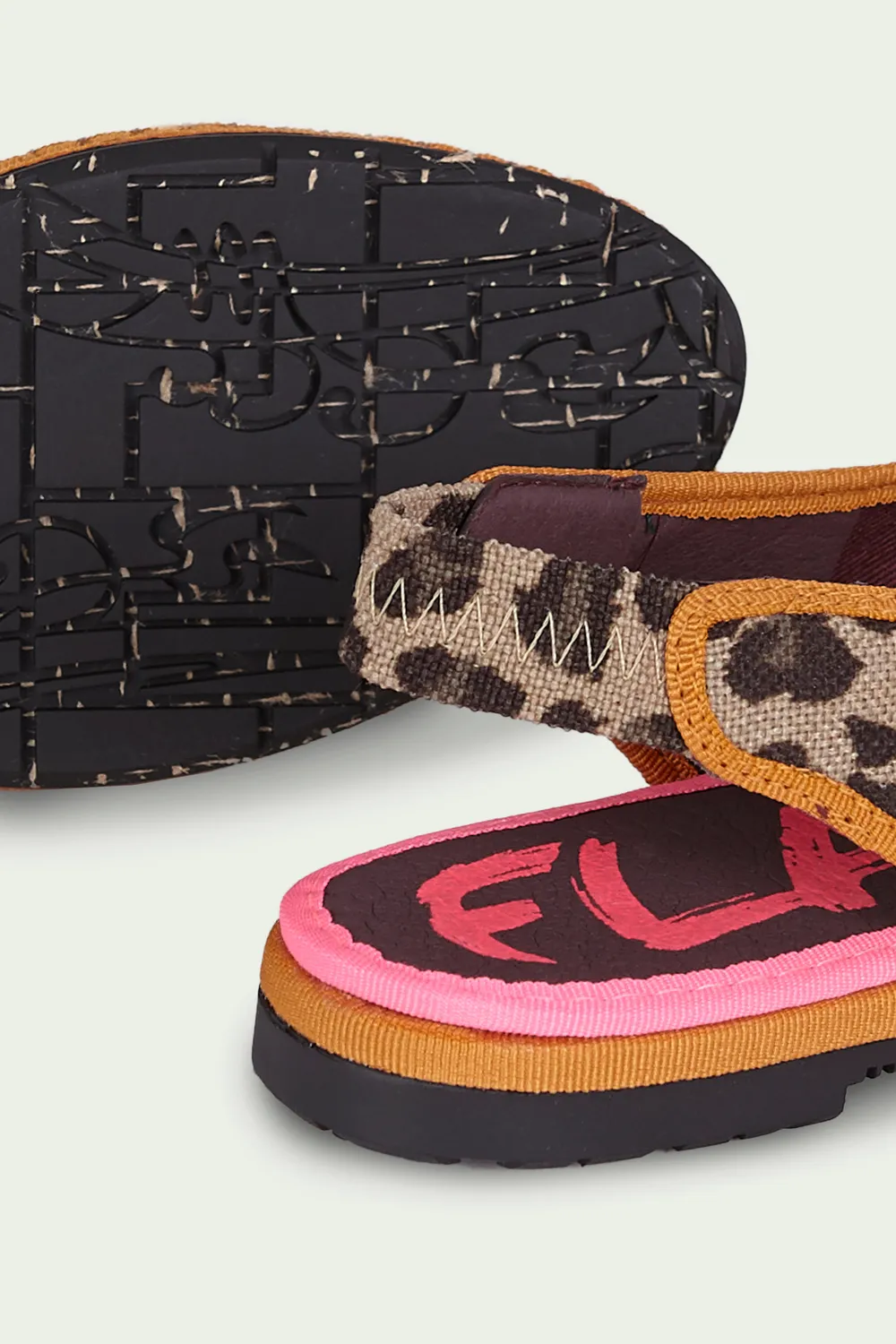 Flagelus Narnia Leopard Orange saboti animal print