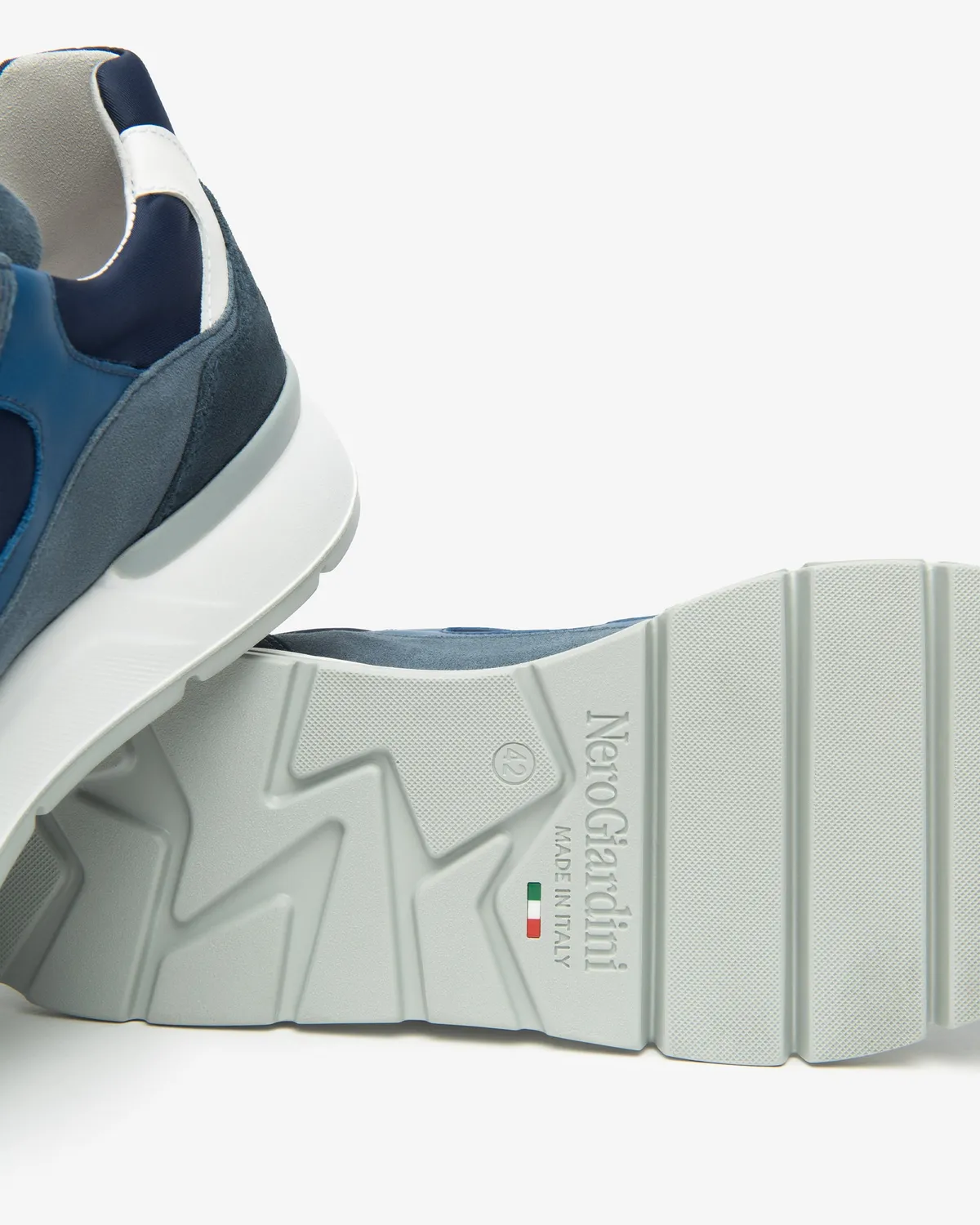 NeroGiardini adidasi piele barbati canvas vara